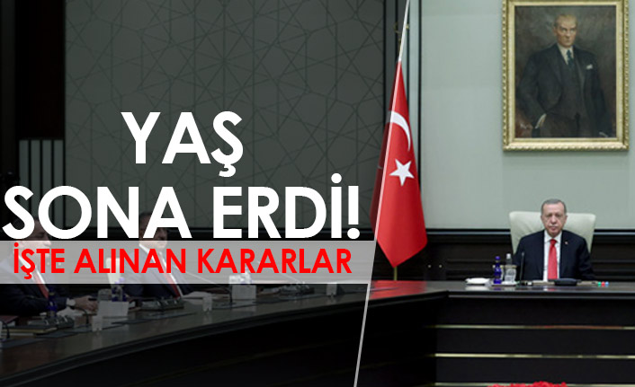 YAŞ sona erdi! İşte alınan kararlar