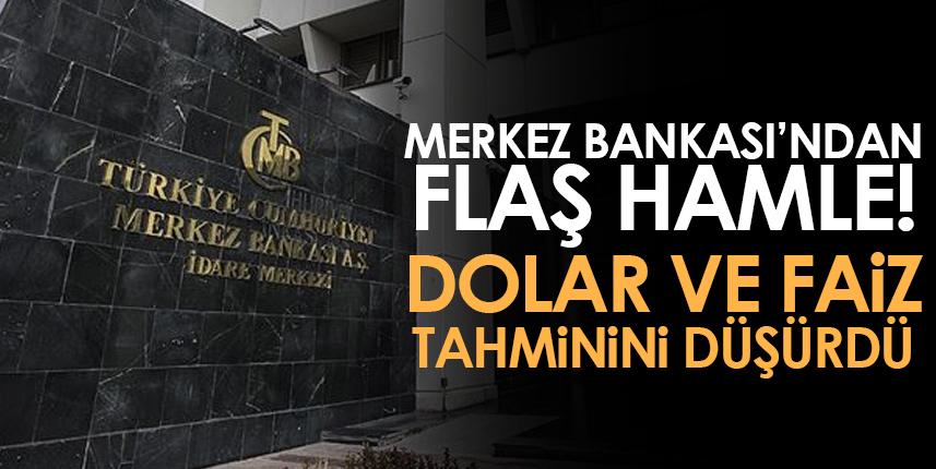 Merkez Bankası yıl sonu dolar ve enflasyon tahminini düşürdü!