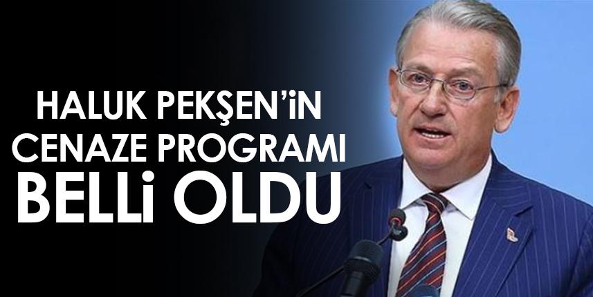 Haluk Pekşen'in cenaze programı belli oldu