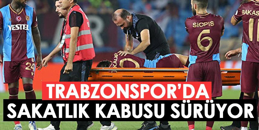 Trabzonspor'da sakatlık kabusu sürüyor. Sakatların sayısı 12'ye ulaştı. 17 Eylül 2022