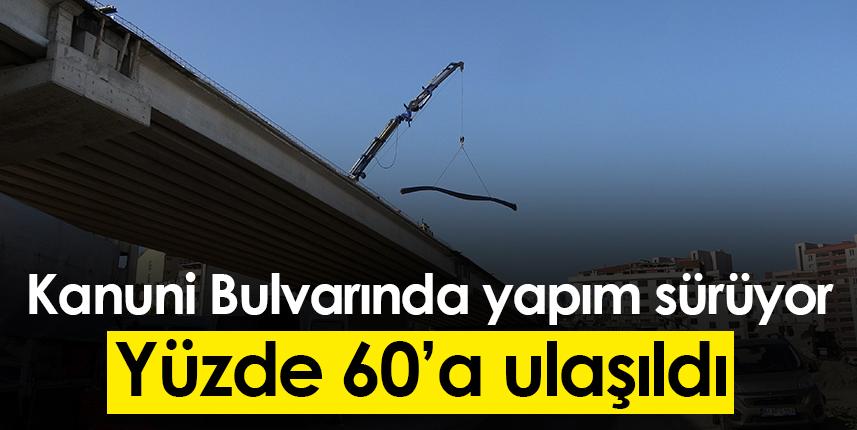 Trabzon'da Kanuni Bulvarında yüzde 60'a ulaşıldı