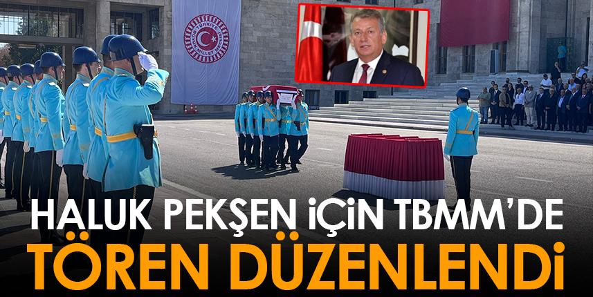 Eski Trabzon milletvekili Pekşen için TBMM'de tören