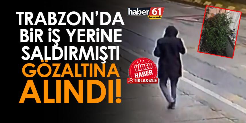 Trabzon’da iş yerine silahlı saldırı olayında bir kişi gözaltına alındı