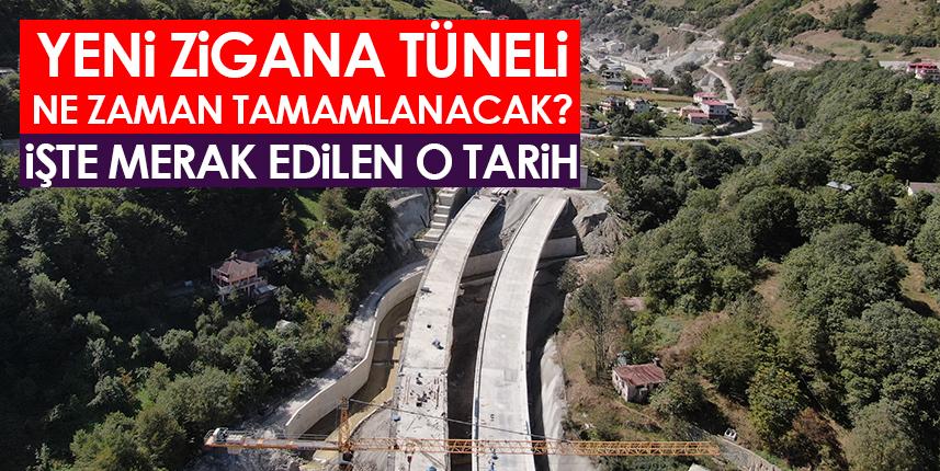 Trabzon'da Yeni Zigana Tüneli'nin yapımı devam ediyor