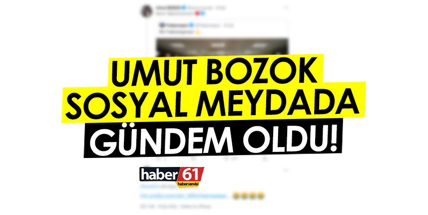 Trabzonspor'da Umut Bozok sosyal medyada gündem oldu!