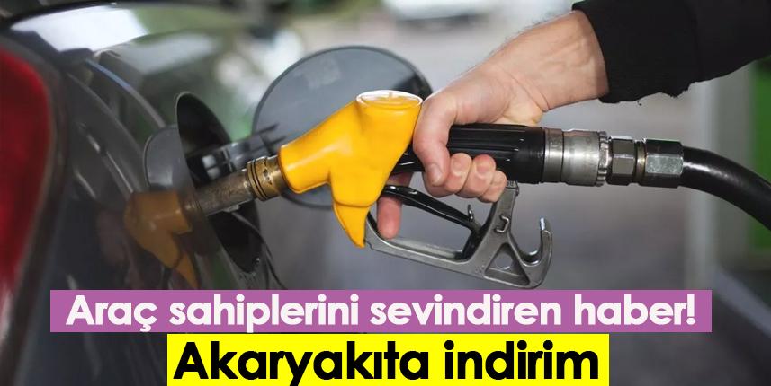 Araç sahiplerini sevindiren haber! Akaryakıta indirim