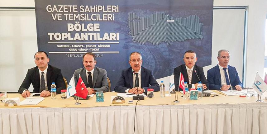 Cavit Erkılınç Trabzon'da gazete temsilcileriyle buluştu