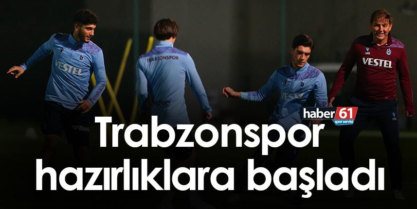 Trabzonspor Kayserispor hazırlıklarına başladı