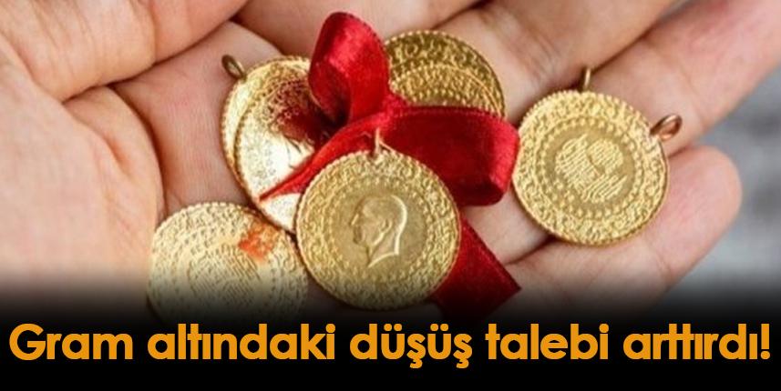 Gram altındaki düşüş talebi arttırdı
