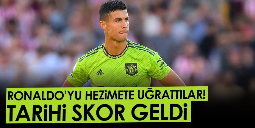 Ronaldo'yu hezimete uğrattılar! Tarihi skor geldi