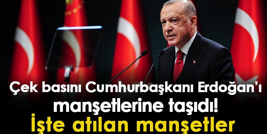 Çek basını Cumhurbaşkanı Erdoğan'ı manşetlerine taşıdı!