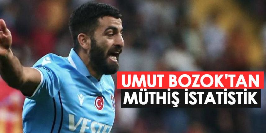 Trabzonspor'un golcüsü Umut Bozok'tan müthiş yüzde