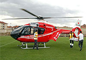 Sahaya ambulans helikopter indi