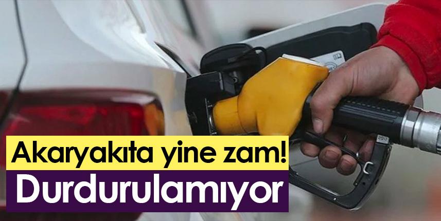 Akaryakıta yine zam! Durdurulamıyor