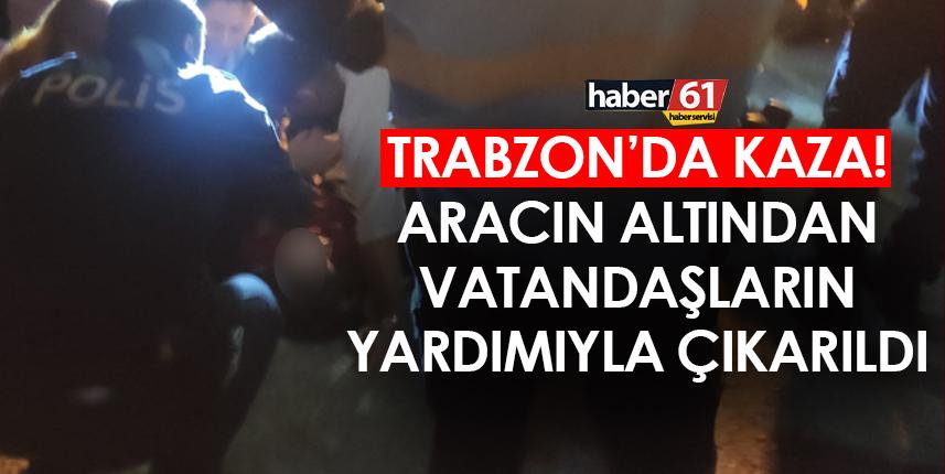 Trabzon’da dolmuş durağında kaza: 16 yaşındaki çocuk yaralandı