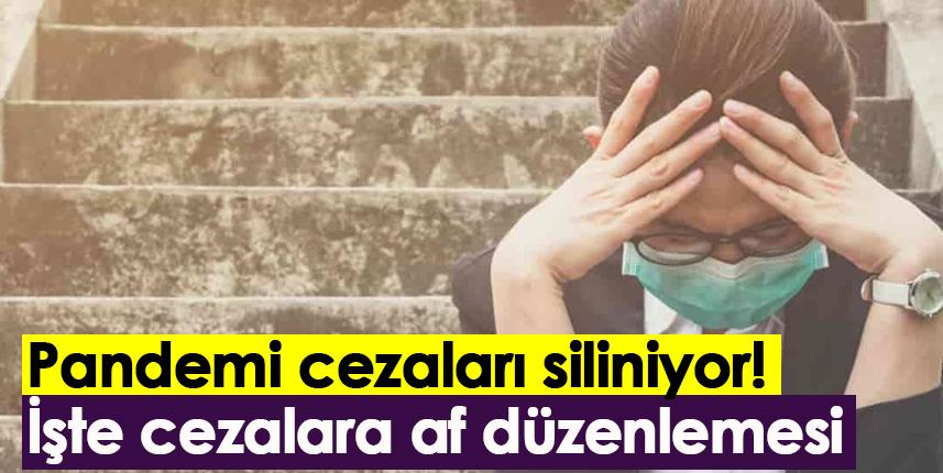 Pandemi cezaları siliniyor! İşte cezalara af düzenlemesi