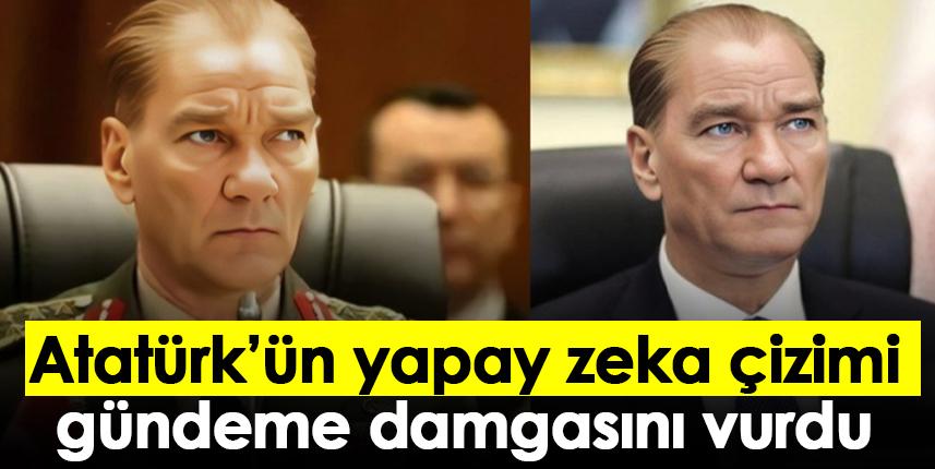Atatürk’ün yapay zeka çizimi gündeme damgasını vurdu