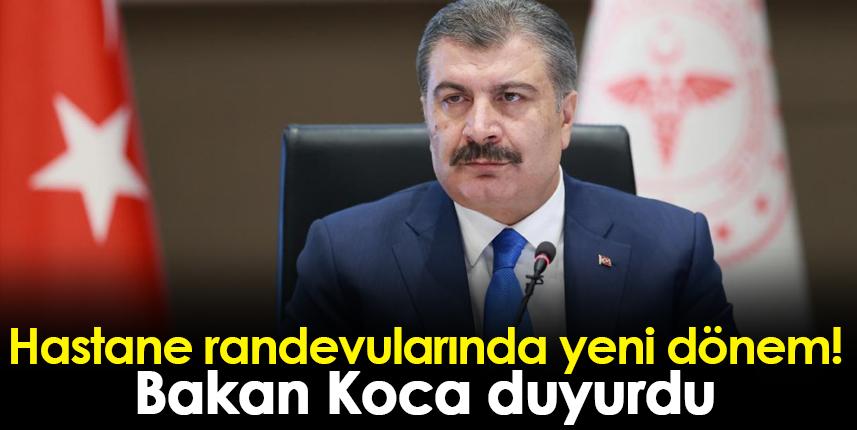 Hastane randevularında yeni dönem!