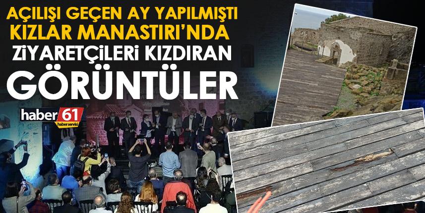 Trabzon’da restorasyonuna milyonlarca lira harcandı! Ziyaretçileri kızdıran görüntüler