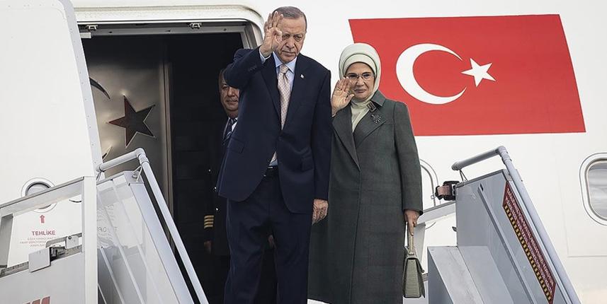 Cumhurbaşkanı Erdoğan Kazakistan'a gitti