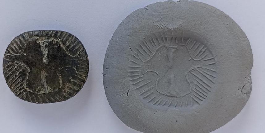 Kahramanmaraş'taki arkeolojik kazıda 7 bin 600 yıllık damga mühür bulundu