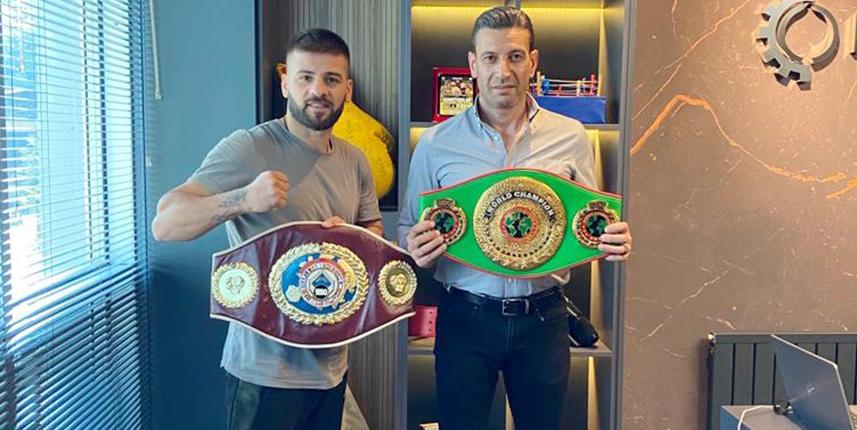 Şampiyon Fatih Keleş, Suat Hekimoğlu’nu ziyaret etti