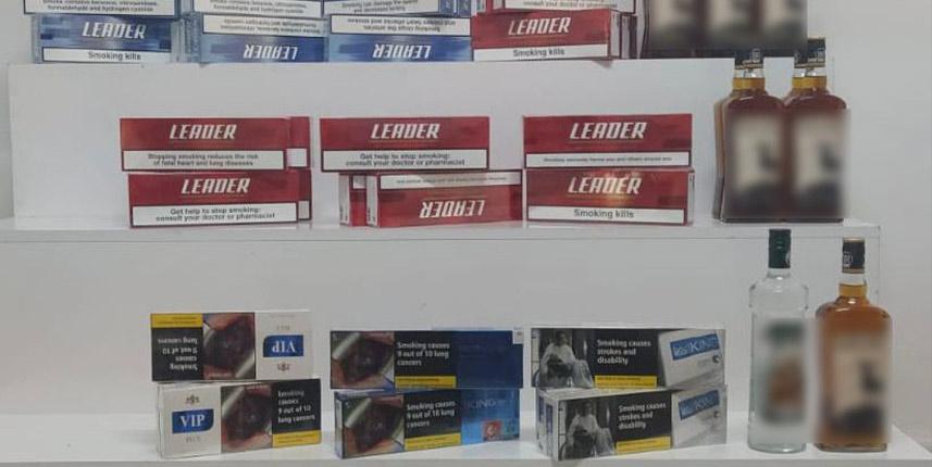 Jandarmadan kaçak içki ve sigara operasyonu: 3 gözaltı