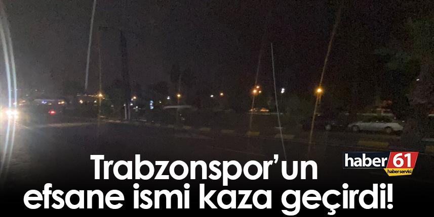 Trabzonspor'un efsanesi Ali Kemal Denizci kaza geçirdi