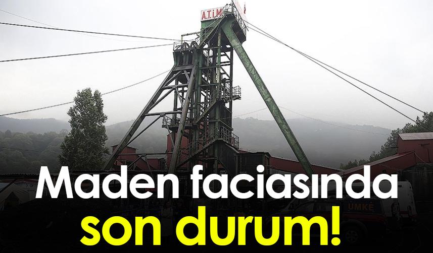 Bartın'daki maden faciasında son durum!