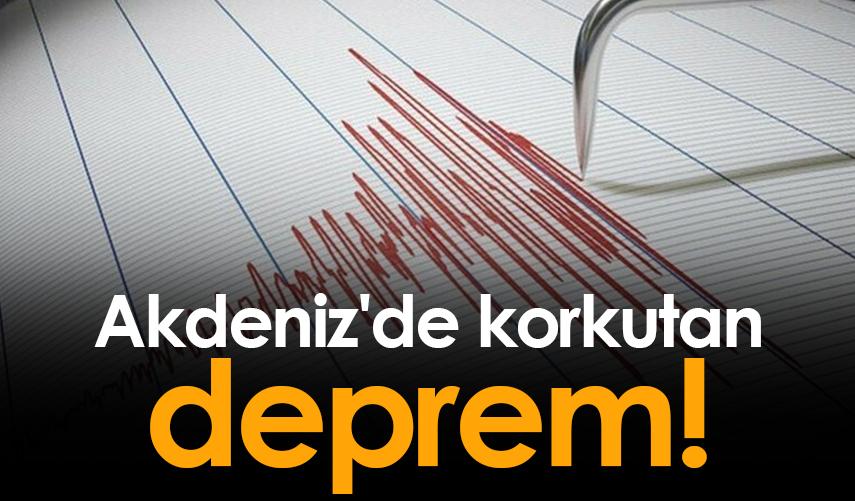 Kahramanmaraş'ta 4.5'lik deprem! Çevre illerden de hissedildi - 20 Ekim 2022