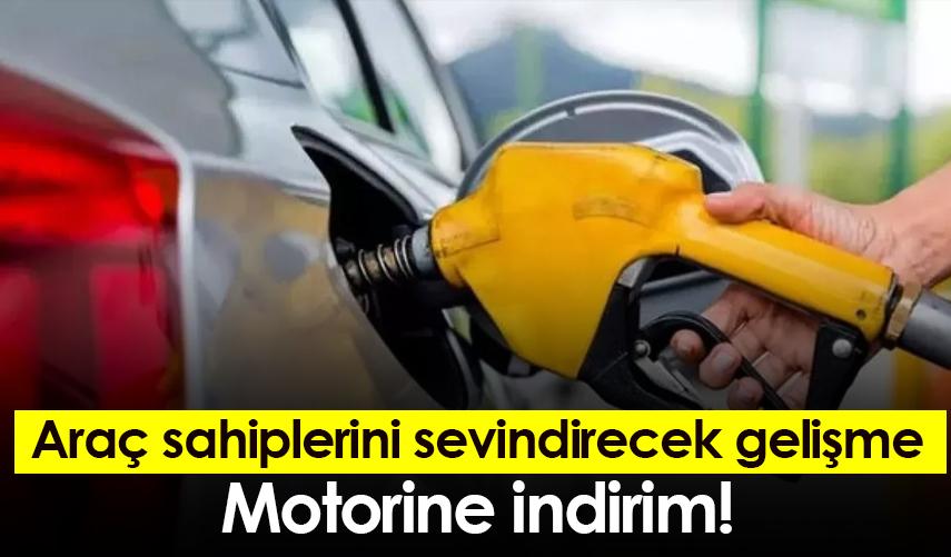 Araç sahiplerini sevindirecek gelişme! Motorine indirim