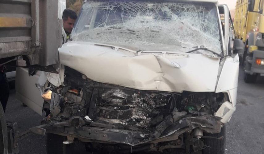 Samsun'da kamyonet ile tır çarpıştı! 1 kişi yaralandı