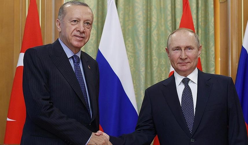 Cumhurbaşkanı Erdoğan, Putin ile tahıl sevkiyatını görüştü