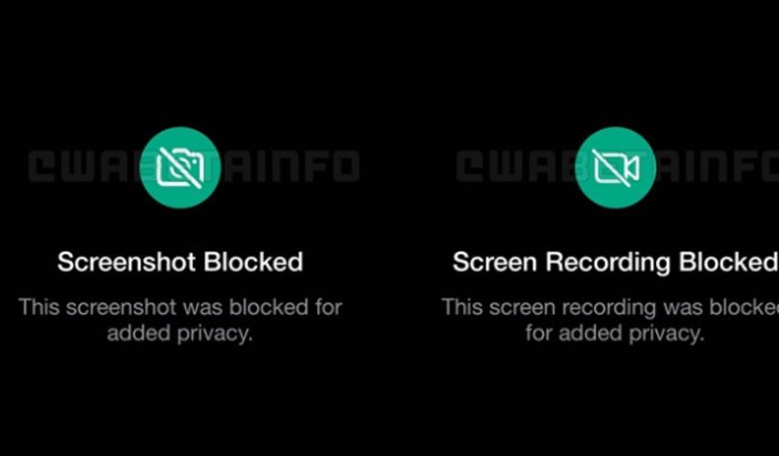 WhatsApp'ta yeni özellik! Ekran görüntüsü alınmayacak