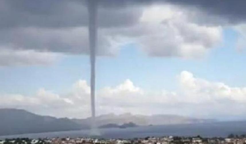 Muğla'da hortum meydana geldi