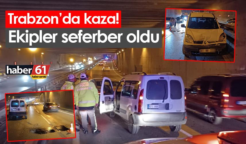 Trabzon’da kaza! Ekipler seferber oldu