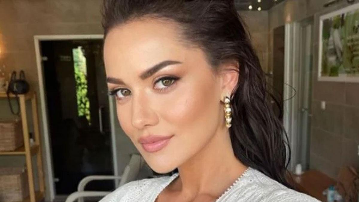 6 aylık hamile Fahriye Evcen, karnı burnunda poz paylaştı