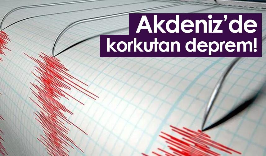 Muğla'nın Datça ilçesinde 4.7 büyüklüğünde deprem! - 13 Kasım 2022