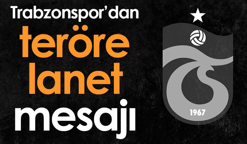 İstanbul’da meydana gelen bombalı patlama sonrası Trabzonspor’dan teröre lanet mesajı