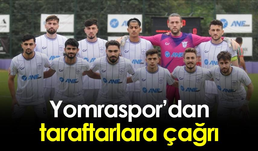 Yomraspor’dan taraftarlara çağrı 