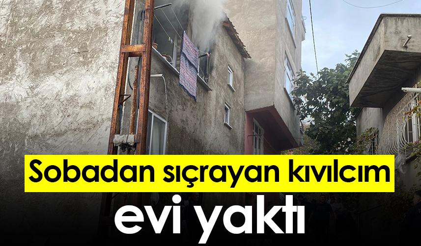 Ordu'da sobadan sıçrayan kıvılcım evi yaktı