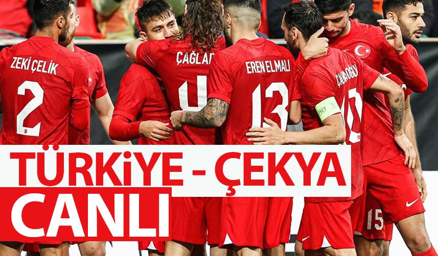 Türkiye - Çekya hazırlık maçı - Canlı takip