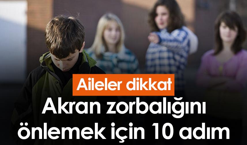 Akran zorbalığını önlemek için 10 adım