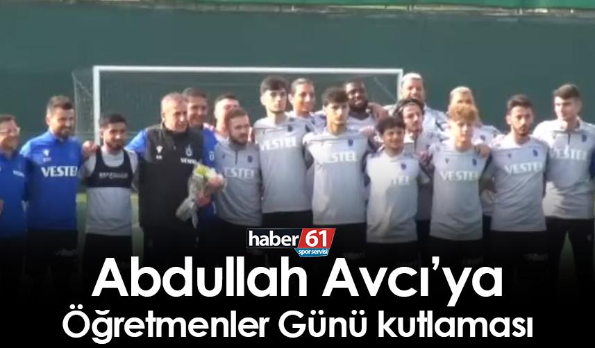 Trabzonsporlu futbolculardan Abdullah Avcı’ya 24 Kasım jesti