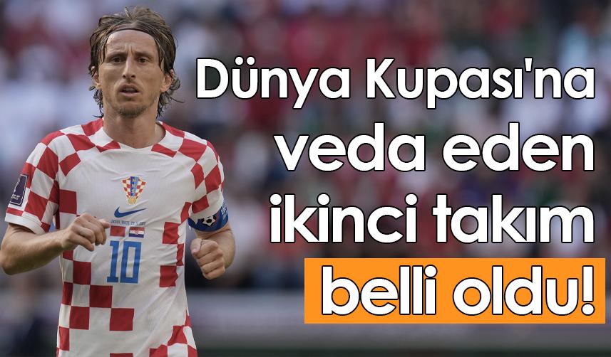 Dünya Kupası'na veda eden ikinci takım belli oldu!
