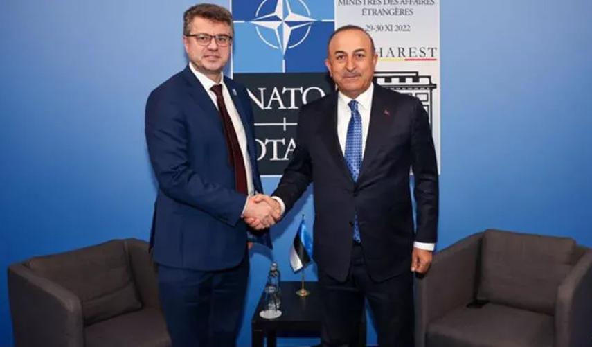 Bakan Çavuşoğlu Estonyalı mevkidaşıyla görüştü