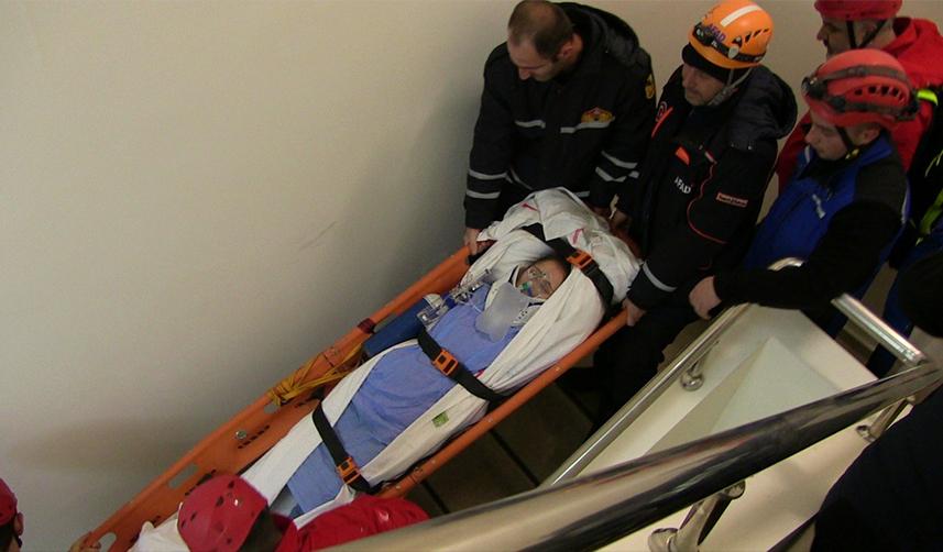 Artvin'de gerçeği aratmayan tatbikat yapıldı