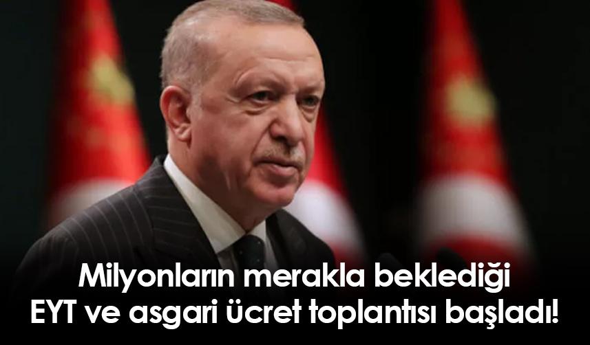 Milyonların merakla beklediği EYT ve asgari ücret toplantısı başladı!