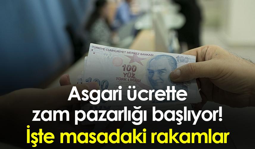 Asgari ücrette zam pazarlığı başlıyor! İşte masadaki rakamlar
