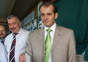 TS Hüseyin Balaban'ı tebrik etti